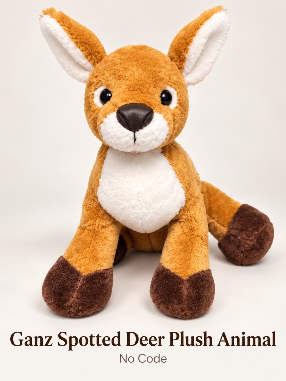 GANZ Brown & White Spotted Deer Plush Stuffed Animal